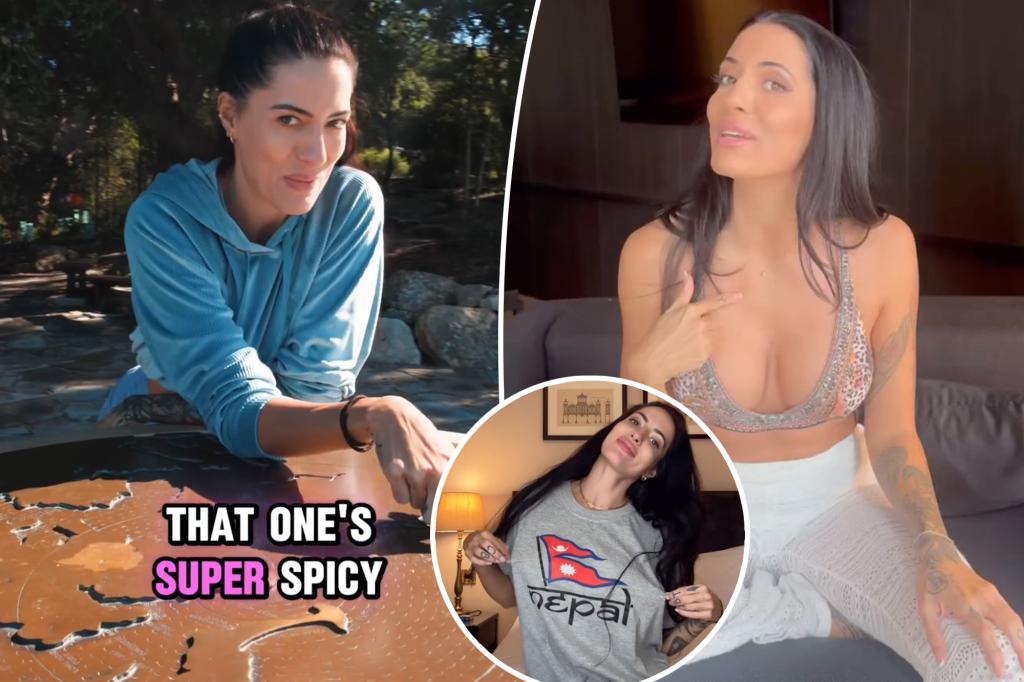 The single actress reveals a bold plan to lay a man from every place on earth - here is the best nation so far